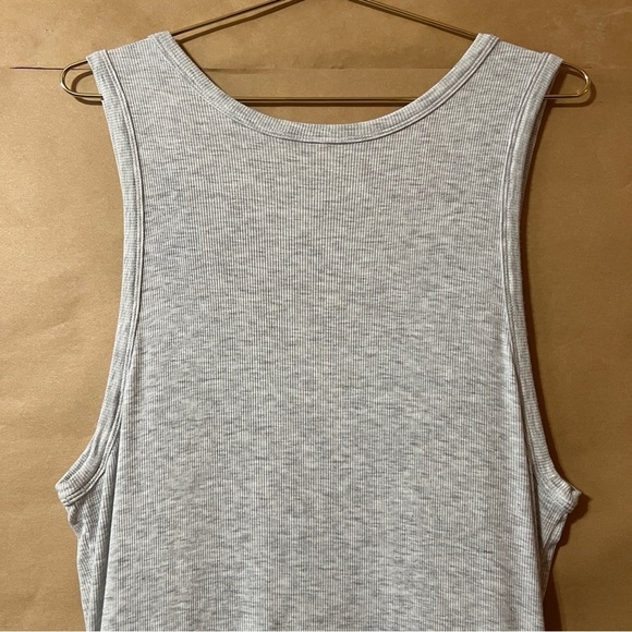 Vuori Light Gray Sleeveless Jumpsuit - Picture 11 of 13